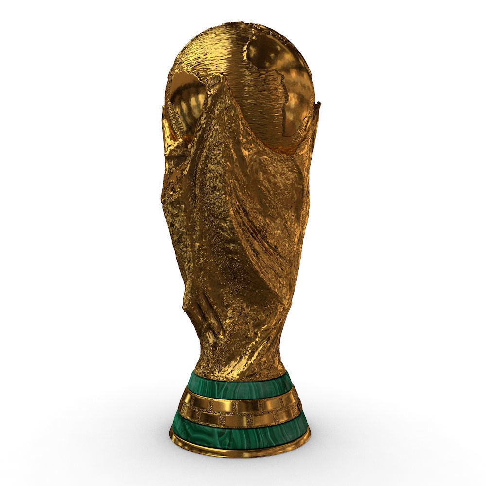 FIFA World Cup Trophy 3D Model – High Poly Game Asset, FBX, OBJ - View 4