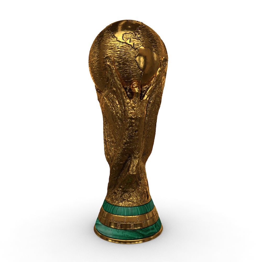 FIFA World Cup Trophy 3D Model – High Poly Game Asset, FBX, OBJ - View 5