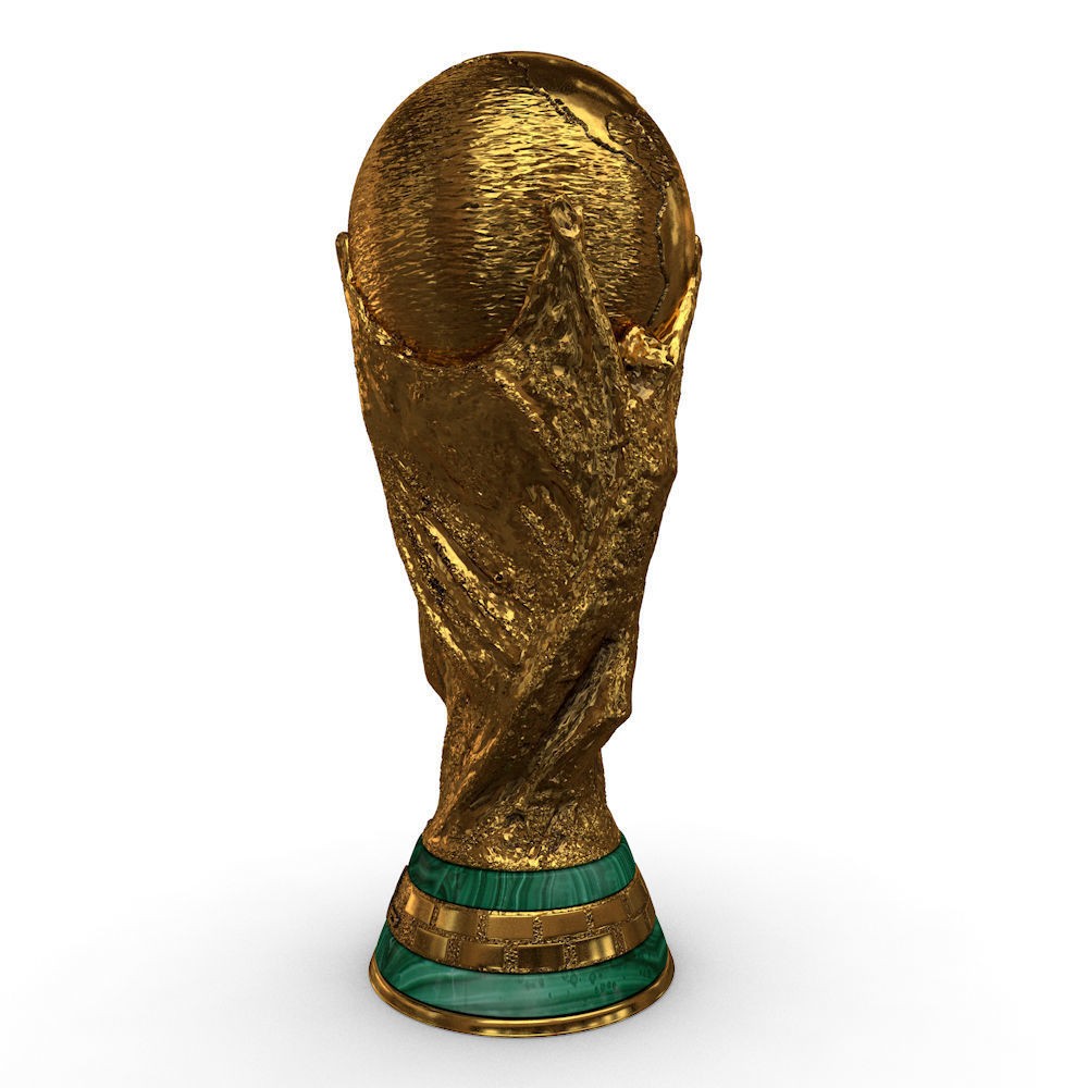FIFA World Cup Trophy 3D Model – High Poly Game Asset, FBX, OBJ - View 6