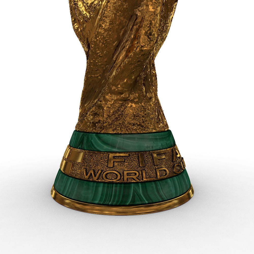 FIFA World Cup Trophy 3D Model – High Poly Game Asset, FBX, OBJ - View 9