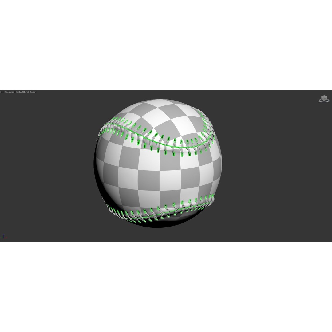 Baseball Ball 3D Model – High Precision PBR Game Asset, FBX, OBJ - View 12