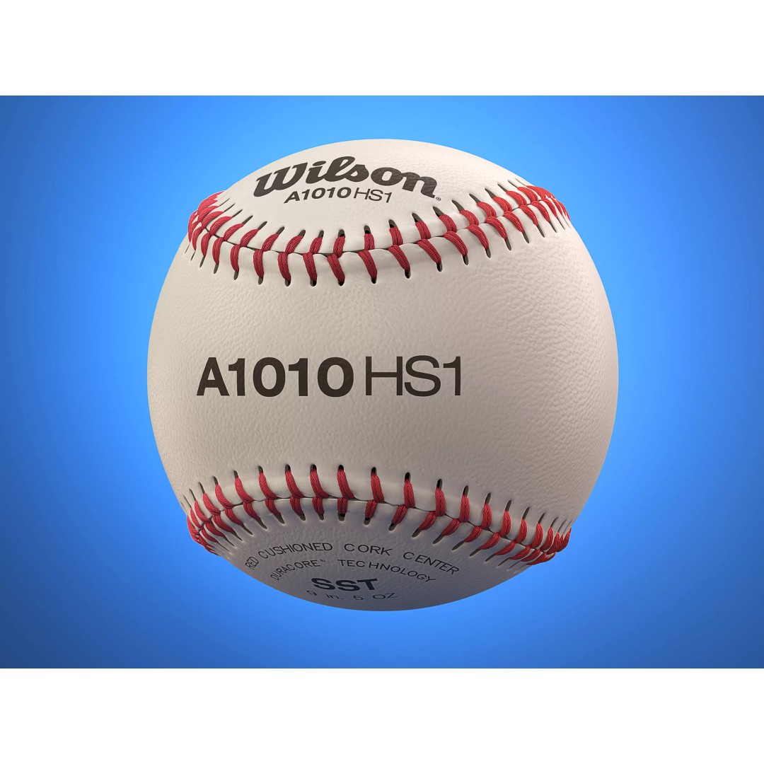 Baseball Ball 3D Model – High Precision PBR Game Asset, FBX, OBJ - View 2