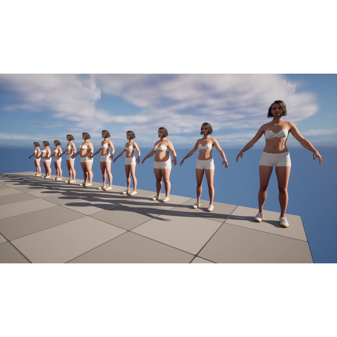 Shoes 206 3D Model – Realistic Low-Poly Rigged Footwear for UE5 - View 18