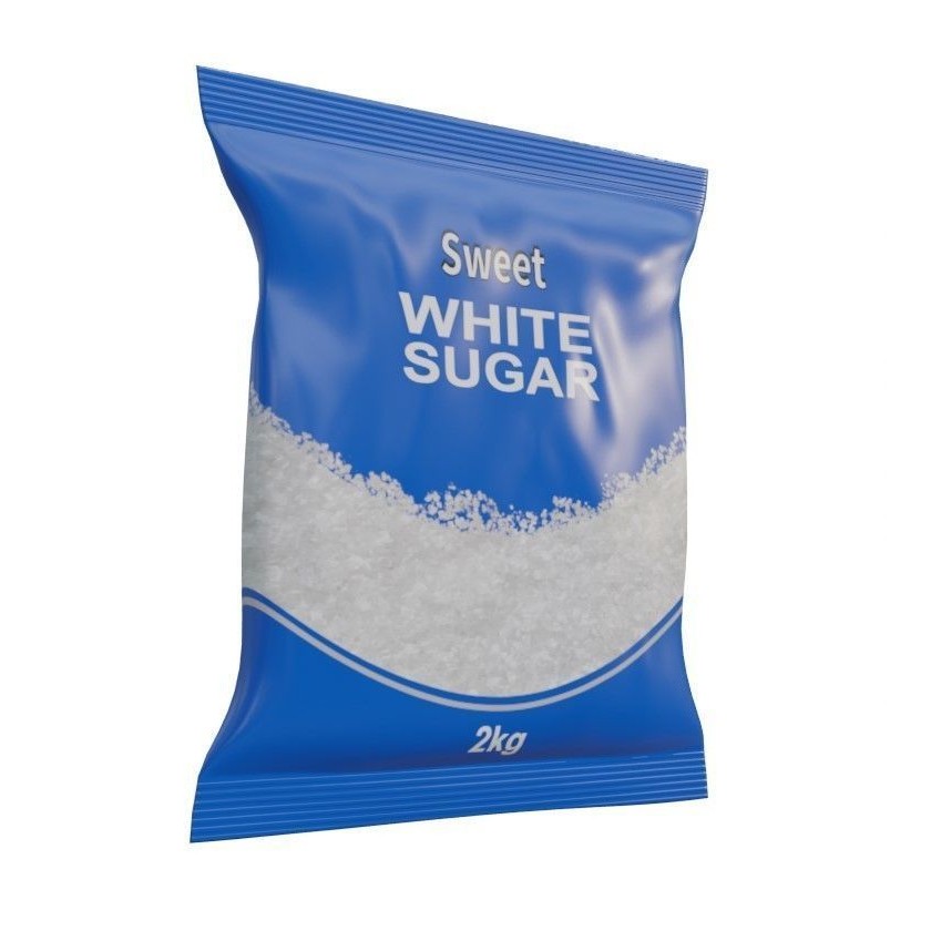 White Sugar - Low-Poly Game-Ready 3D Model - View 4