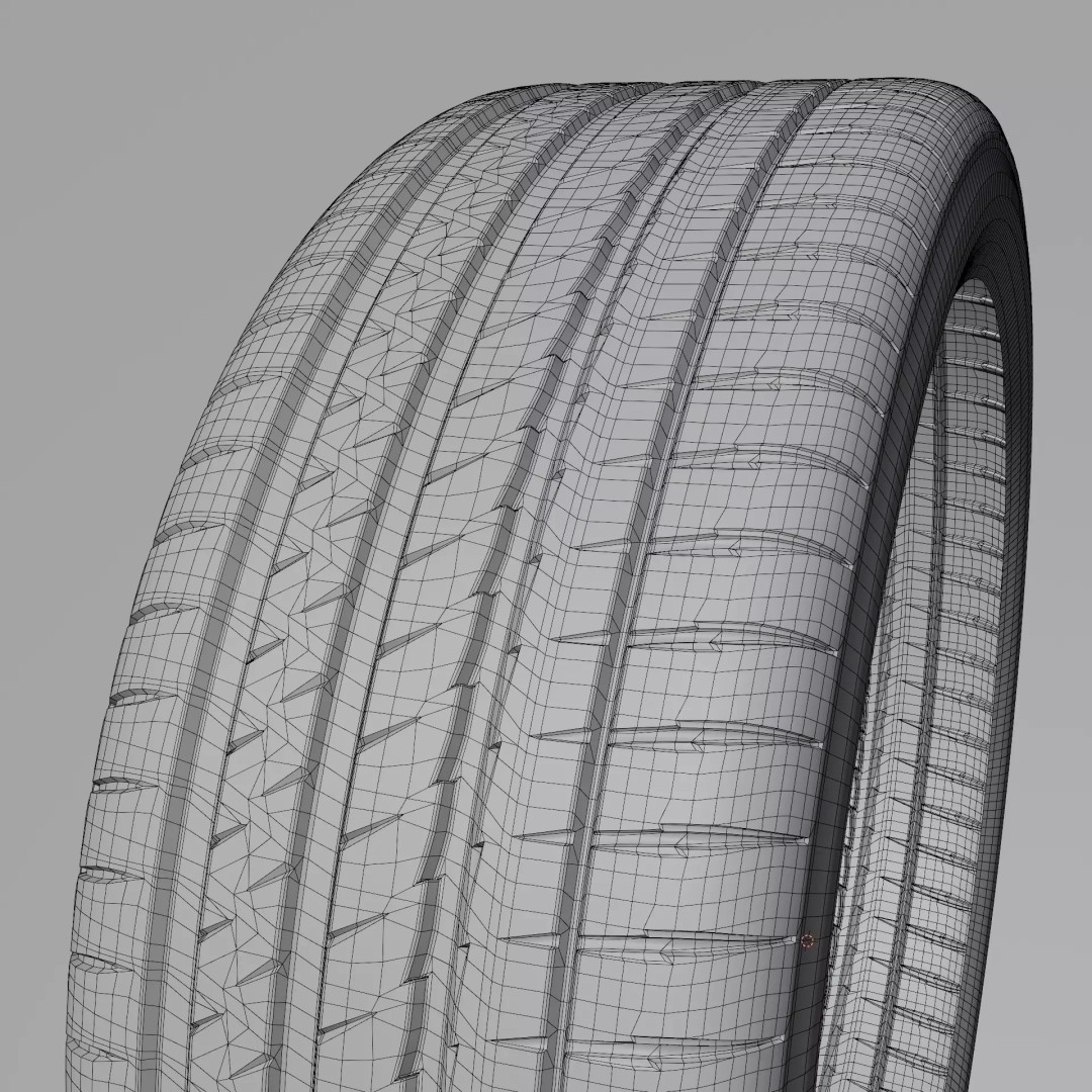 Car Rims 3D Model – High Poly PBR Vehicle Asset, FBX, OBJ