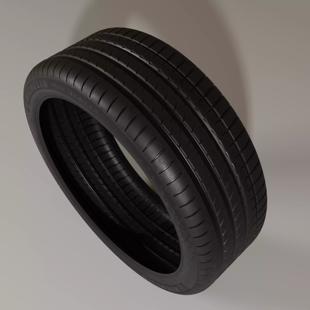 Car Rims 3D Model – High Poly PBR Vehicle Asset, FBX, OBJ - View 19