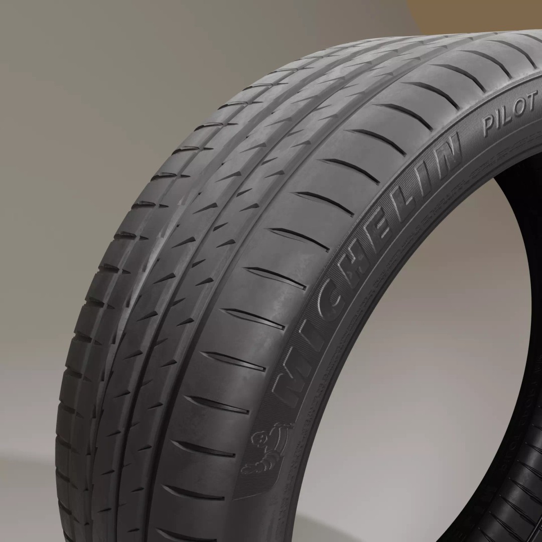 Car Rims 3D Model – High Poly PBR Vehicle Asset, FBX, OBJ - View 20