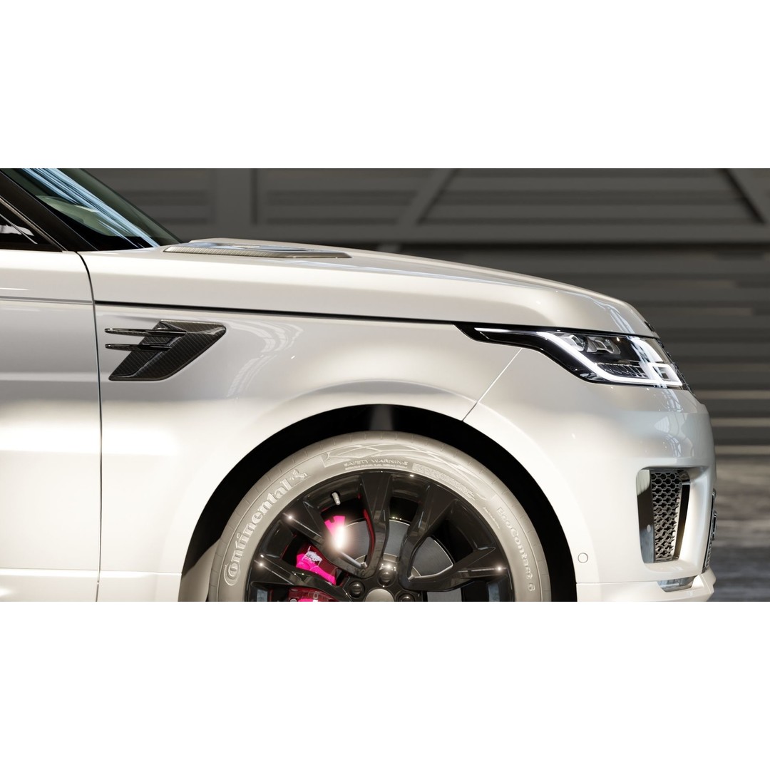 2020 Land Rover Range Rover Sport HST 3D Model – High Poly PBR Assets, FBX, OBJ - View 15