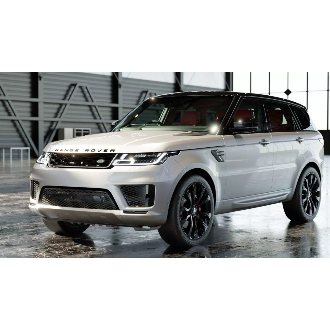2020 Land Rover Range Rover Sport HST 3D Model – High Poly PBR Assets, FBX, OBJ - View 2