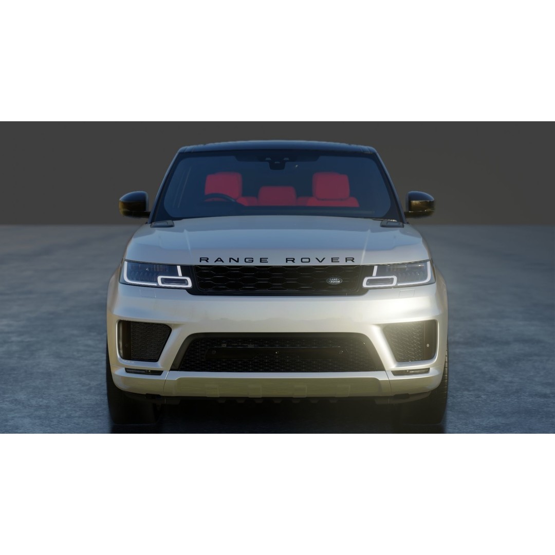 2020 Land Rover Range Rover Sport HST 3D Model – High Poly PBR Assets, FBX, OBJ - View 28