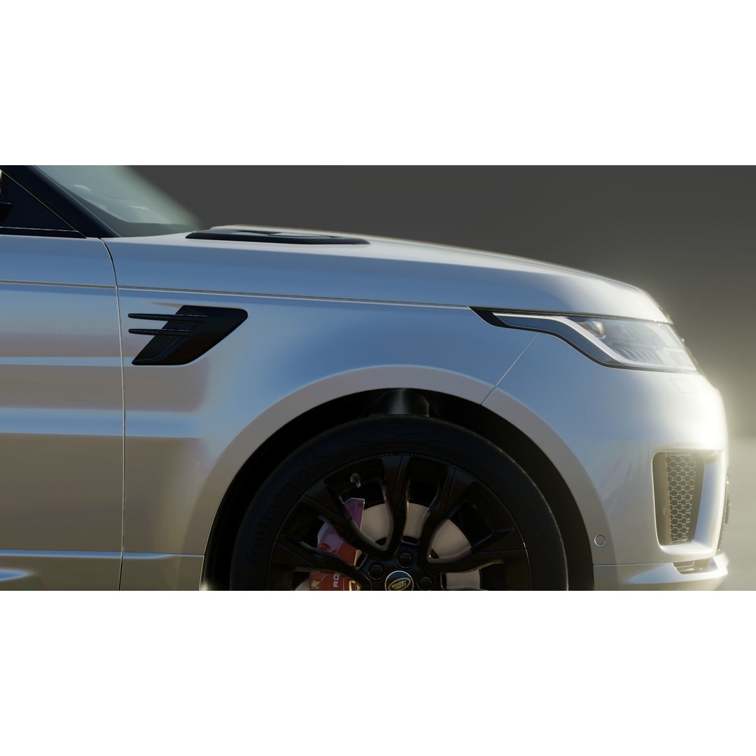 2020 Land Rover Range Rover Sport HST 3D Model – High Poly PBR Assets, FBX, OBJ - View 31