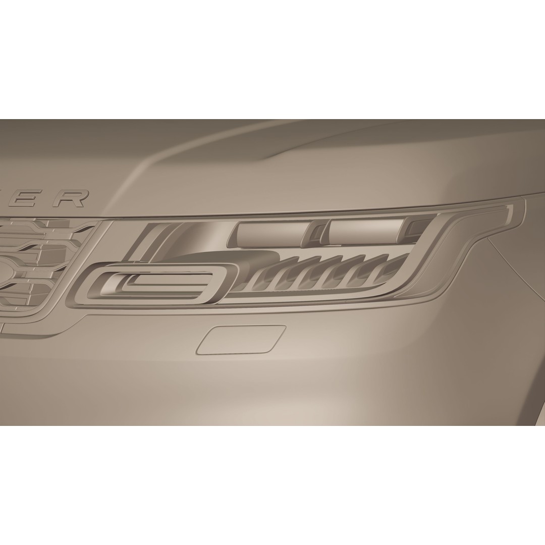 2020 Land Rover Range Rover Sport HST 3D Model – High Poly PBR Assets, FBX, OBJ - View 33