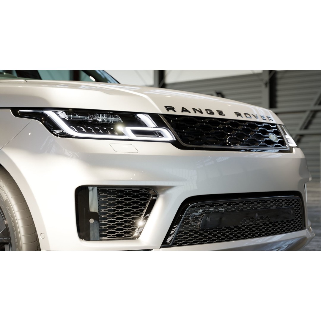 2020 Land Rover Range Rover Sport HST 3D Model – High Poly PBR Assets, FBX, OBJ - View 5