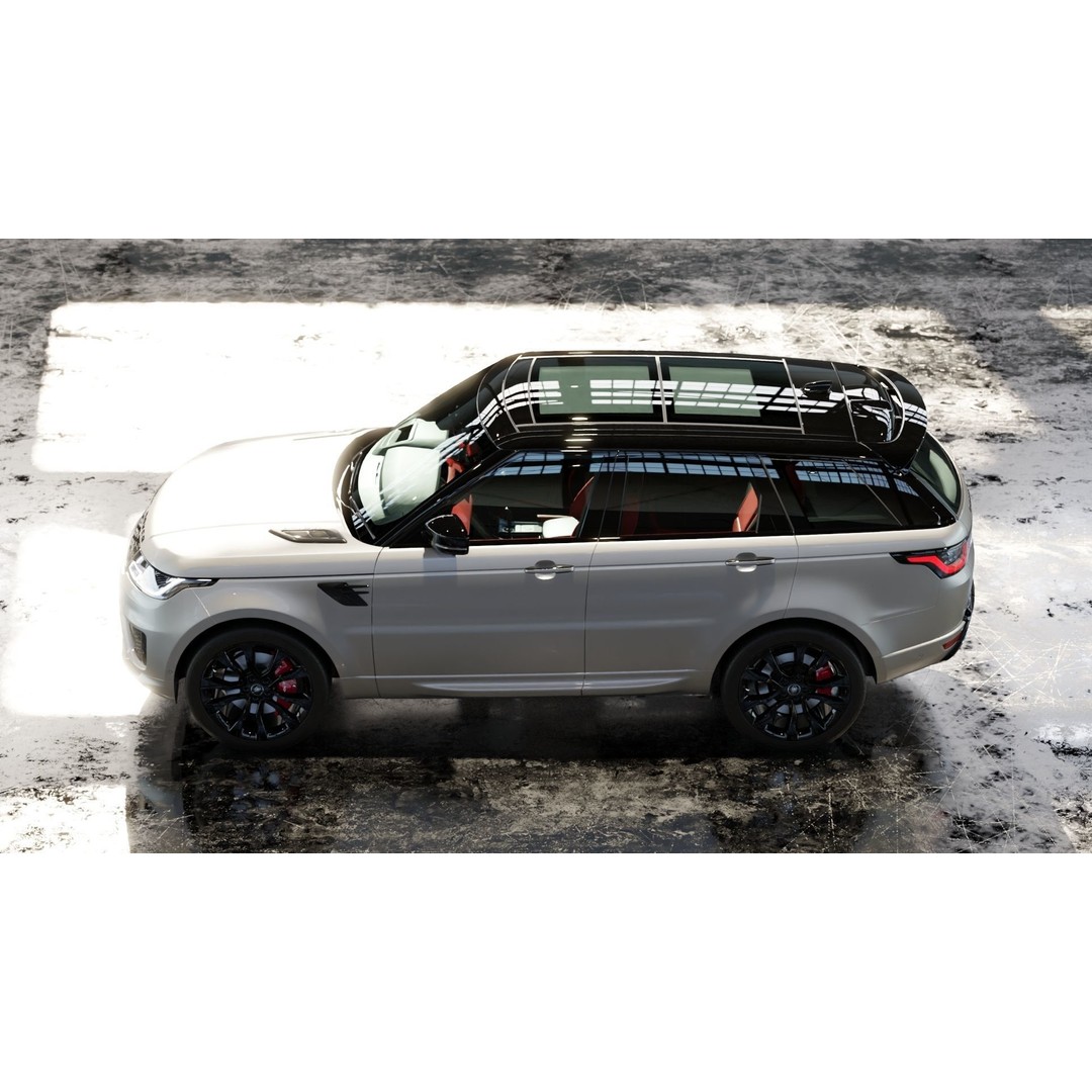 2020 Land Rover Range Rover Sport HST 3D Model – High Poly PBR Assets, FBX, OBJ - View 7