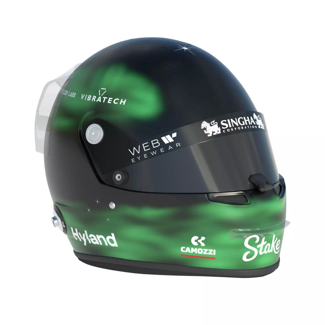 Valtteri Bottas Helmet 3D Model – High Detail PBR Asset, FBX, OBJ - View 10