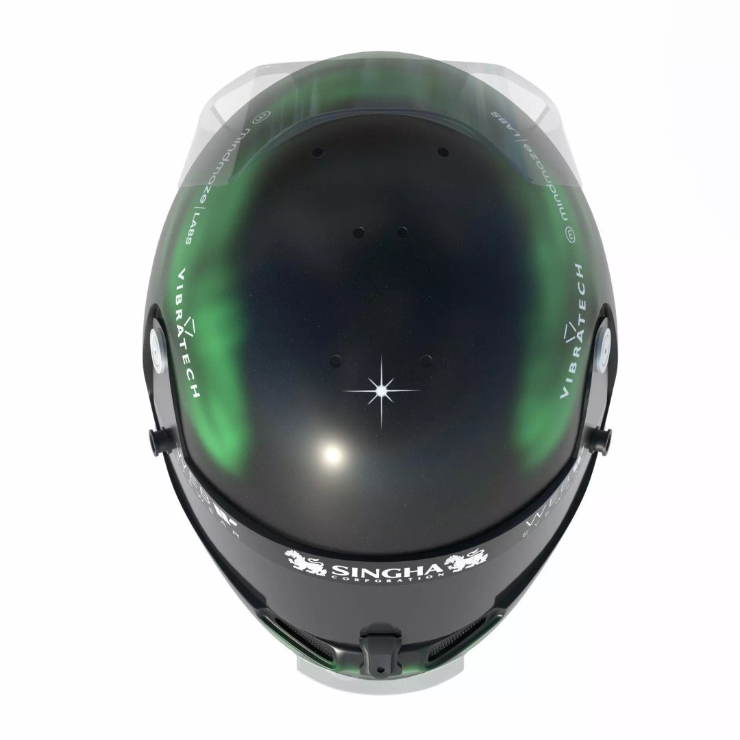 Valtteri Bottas Helmet 3D Model – High Detail PBR Asset, FBX, OBJ - View 12
