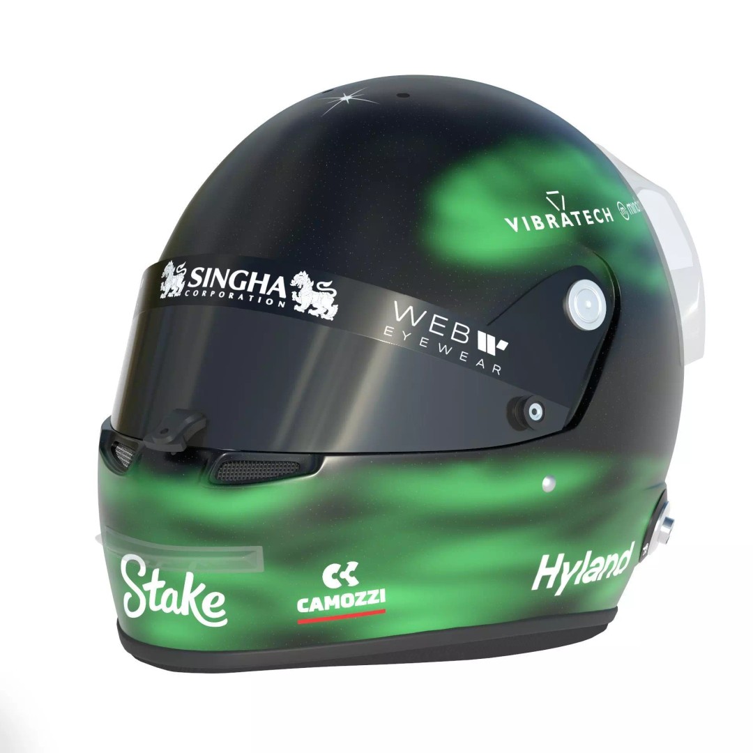 Valtteri Bottas Helmet 3D Model – High Detail PBR Asset, FBX, OBJ - View 4