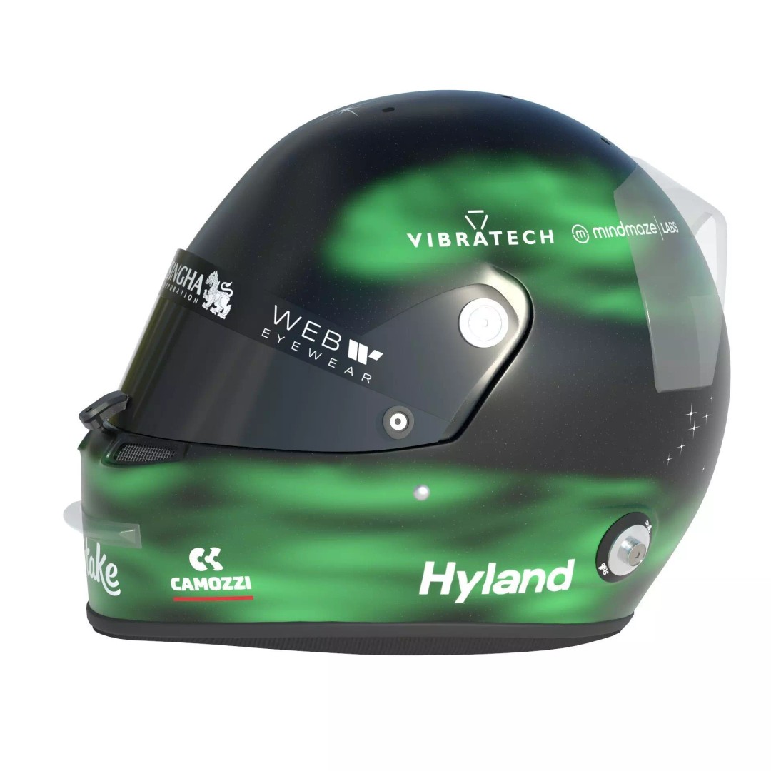 Valtteri Bottas Helmet 3D Model – High Detail PBR Asset, FBX, OBJ - View 5