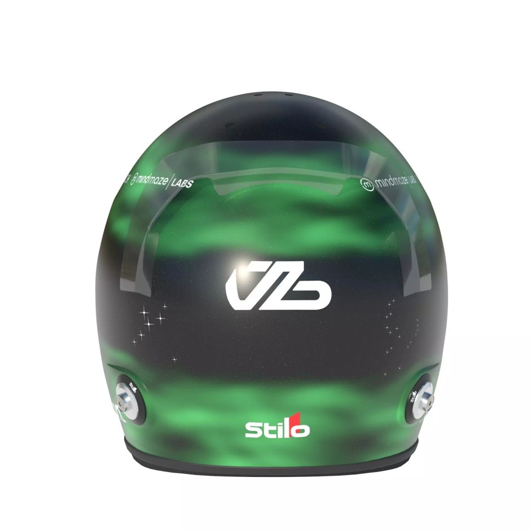 Valtteri Bottas Helmet 3D Model – High Detail PBR Asset, FBX, OBJ - View 7