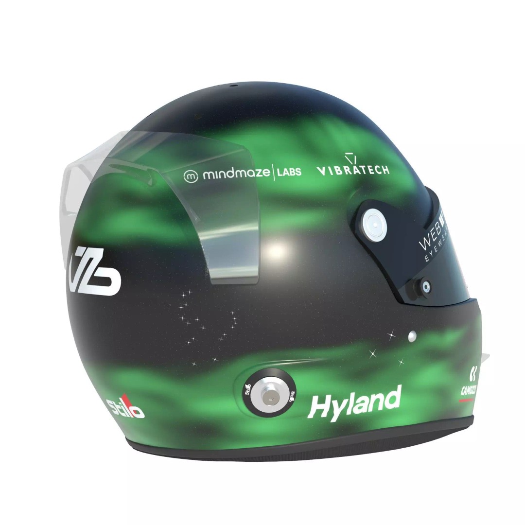 Valtteri Bottas Helmet 3D Model – High Detail PBR Asset, FBX, OBJ - View 8