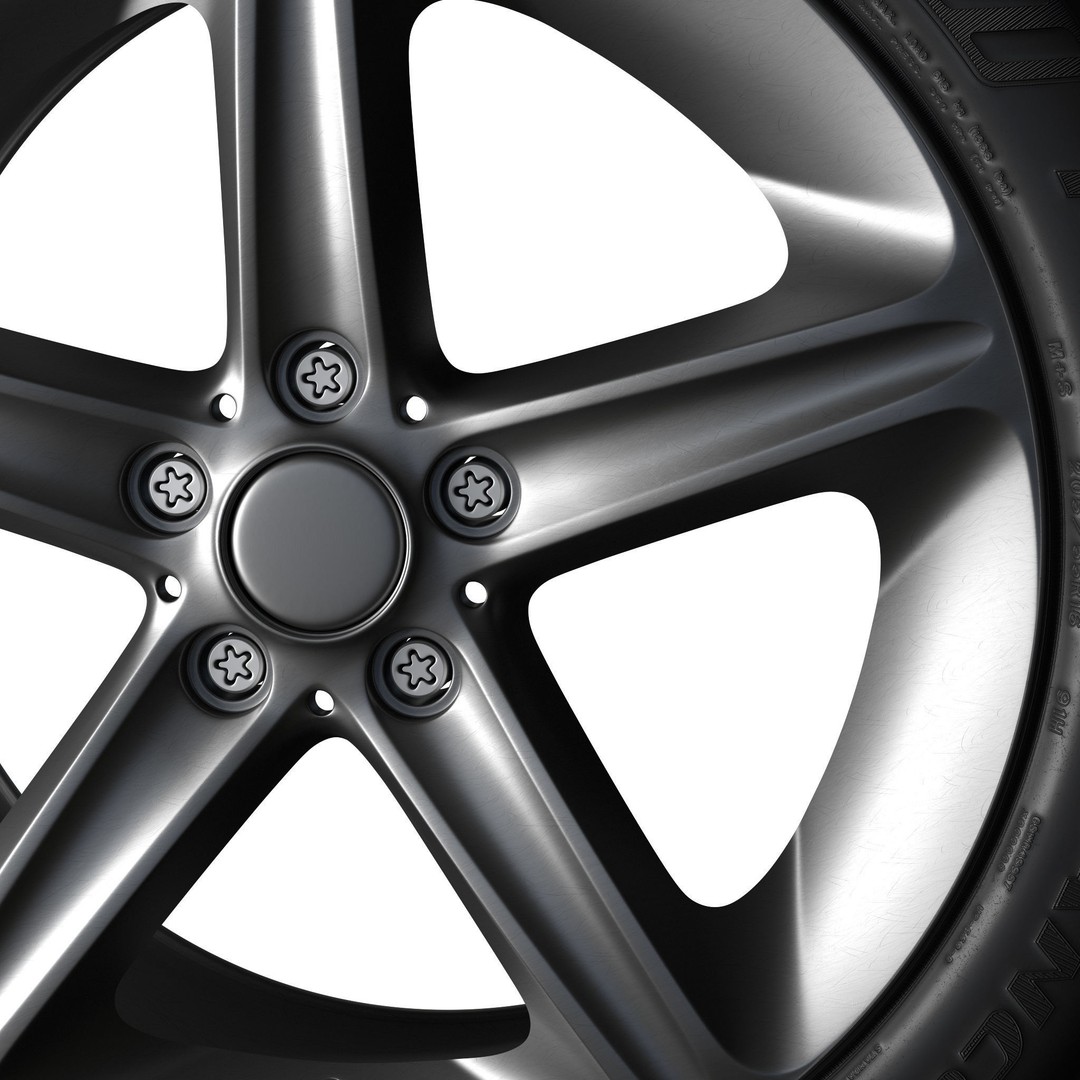 Car Wheel 3D Model – High Poly & Low Poly Game Ready Asset, FBX - View 16