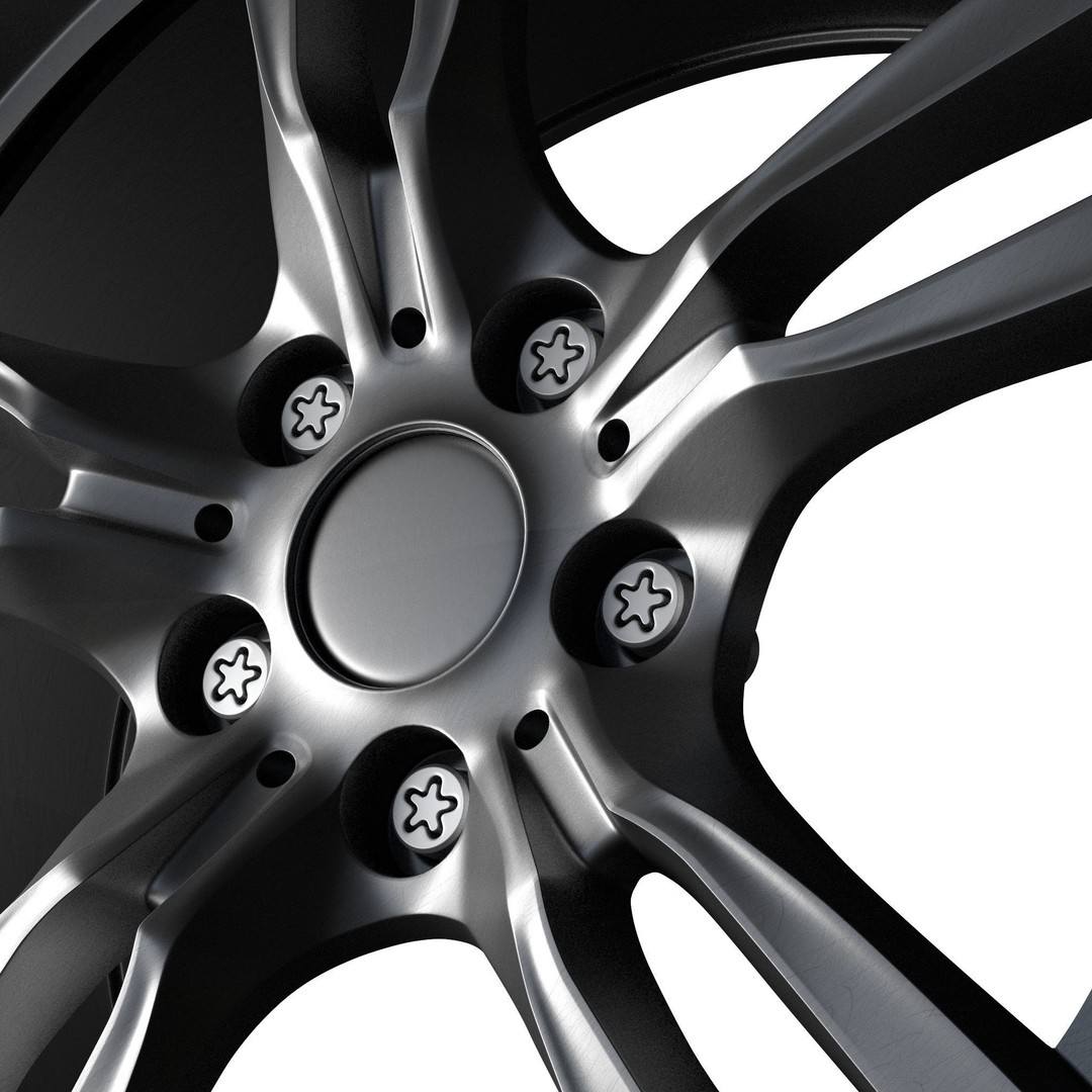Car Wheel 3D Model – High Poly & Low Poly Game Ready Asset, FBX - View 20