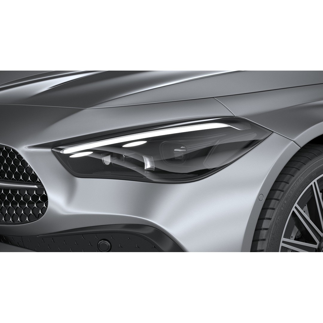 Mercedes-Benz CLE Coupe 2024 3D Model – High Poly Game Asset, FBX, OBJ - View 16