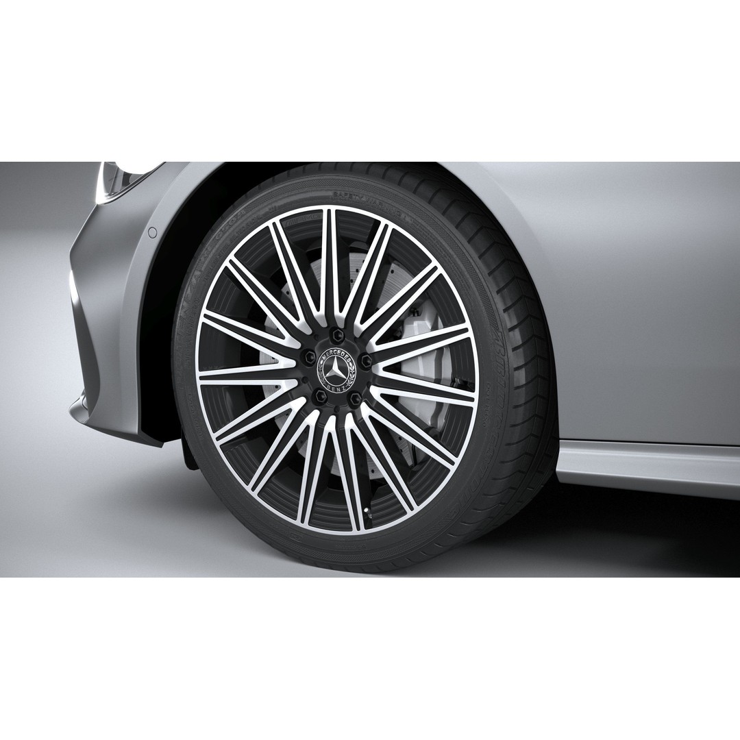 Mercedes-Benz CLE Coupe 2024 3D Model – High Poly Game Asset, FBX, OBJ - View 18