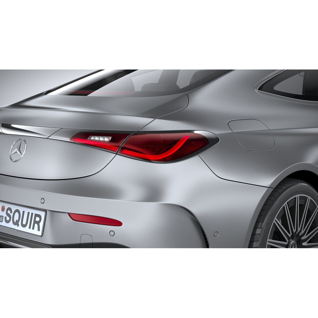 Mercedes-Benz CLE Coupe 2024 3D Model – High Poly Game Asset, FBX, OBJ - View 20