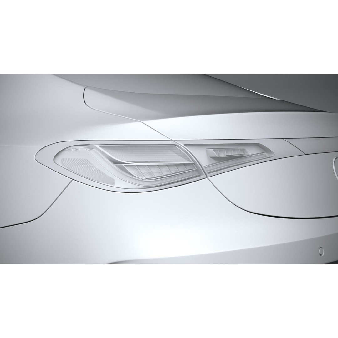 Mercedes-Benz CLE Coupe 2024 3D Model – High Poly Game Asset, FBX, OBJ - View 26