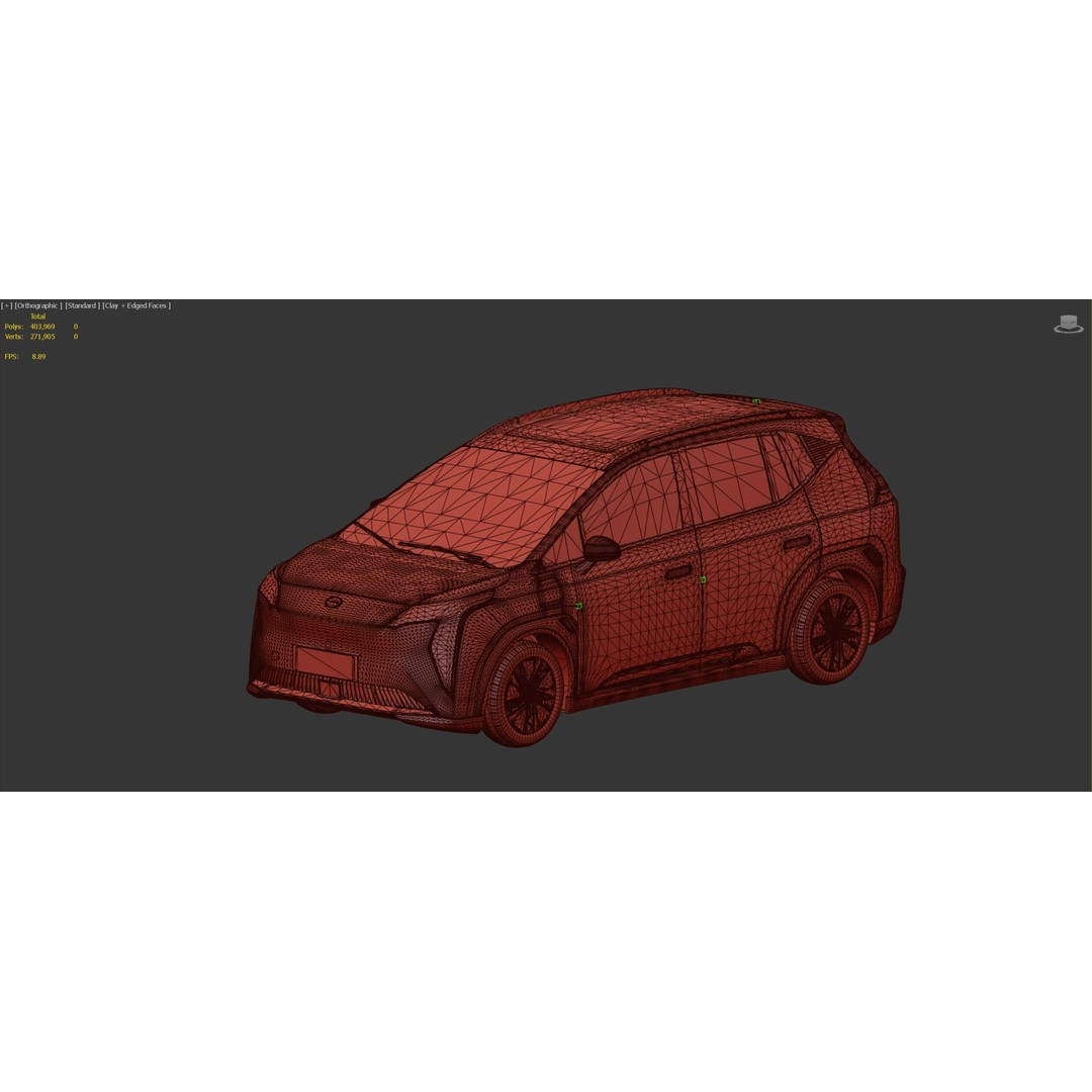 2025 GAC Aion Y Plus 3D Model – Detailed Car Asset, FBX, OBJ, Blender