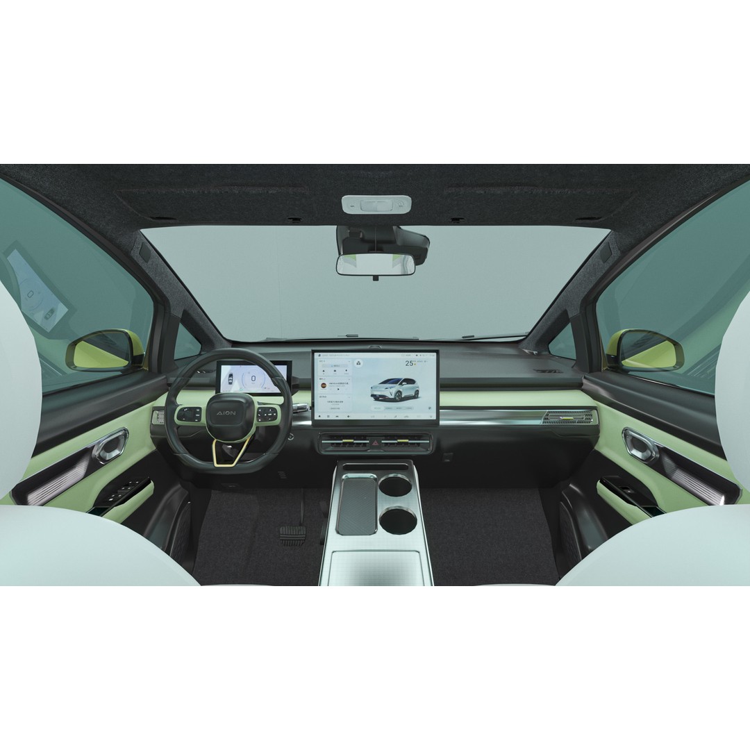 2025 GAC Aion Y Plus 3D Model – Detailed Car Asset, FBX, OBJ, Blender - View 10