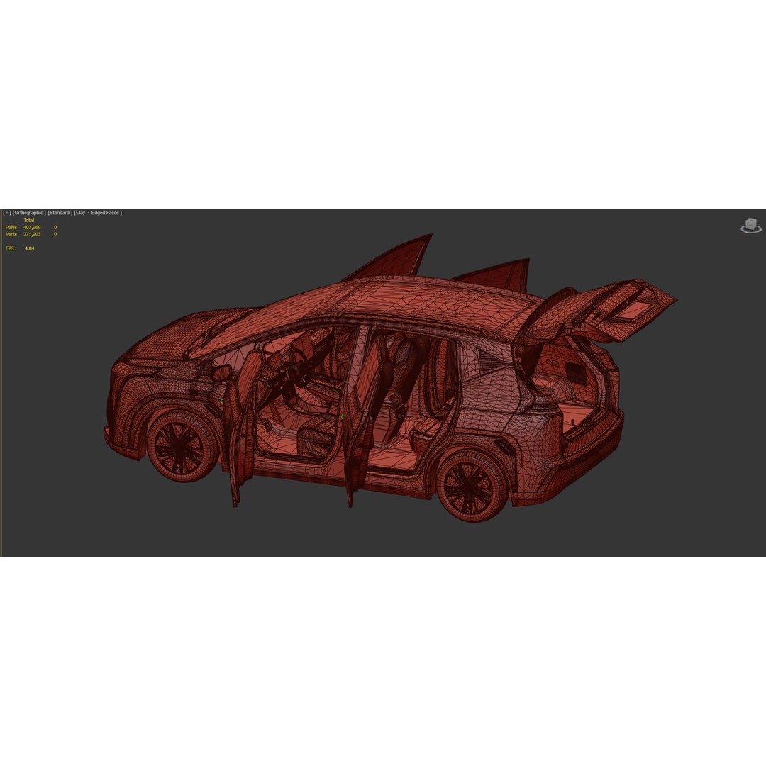2025 GAC Aion Y Plus 3D Model – Detailed Car Asset, FBX, OBJ, Blender - View 13