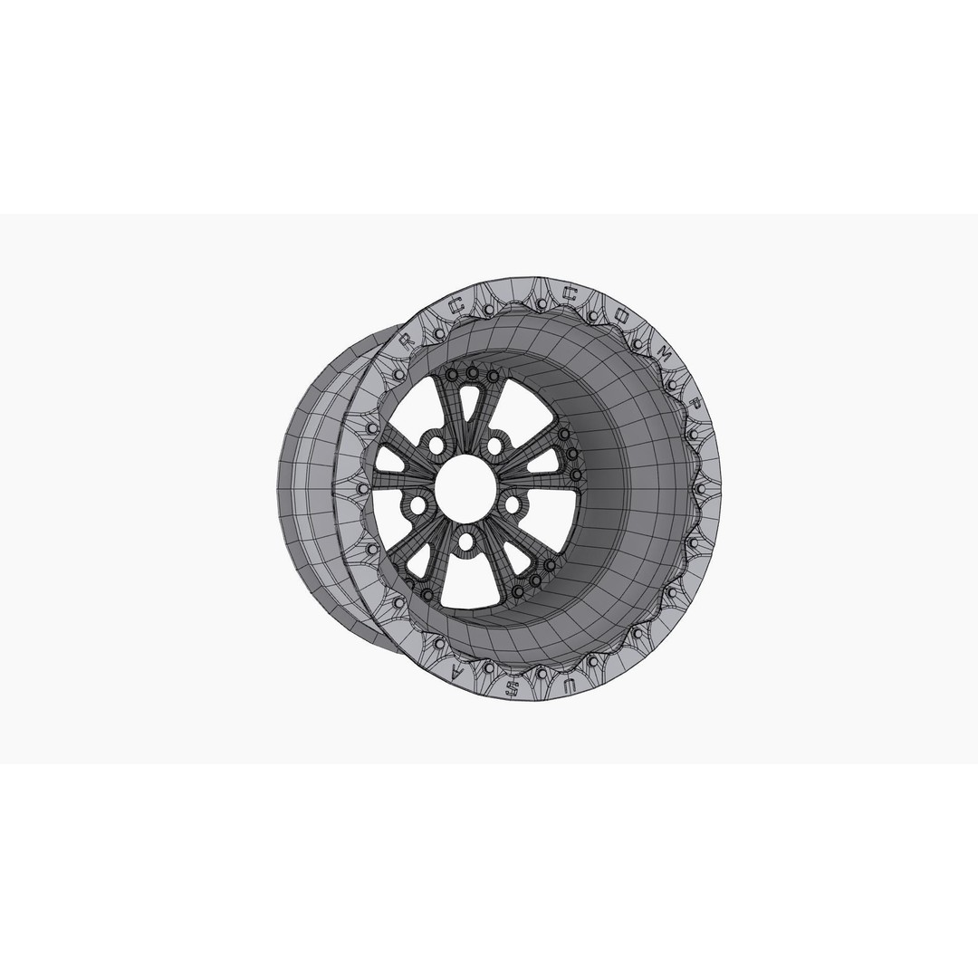 RC Components Torx Rear Wheel 3D Model – Low Poly Game Ready Asset, FBX - View 11