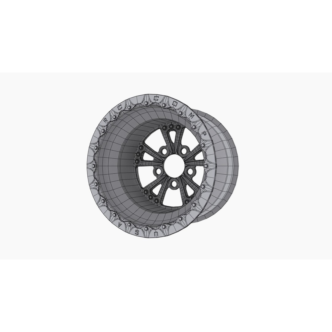 RC Components Torx Rear Wheel 3D Model – Low Poly Game Ready Asset, FBX - View 13