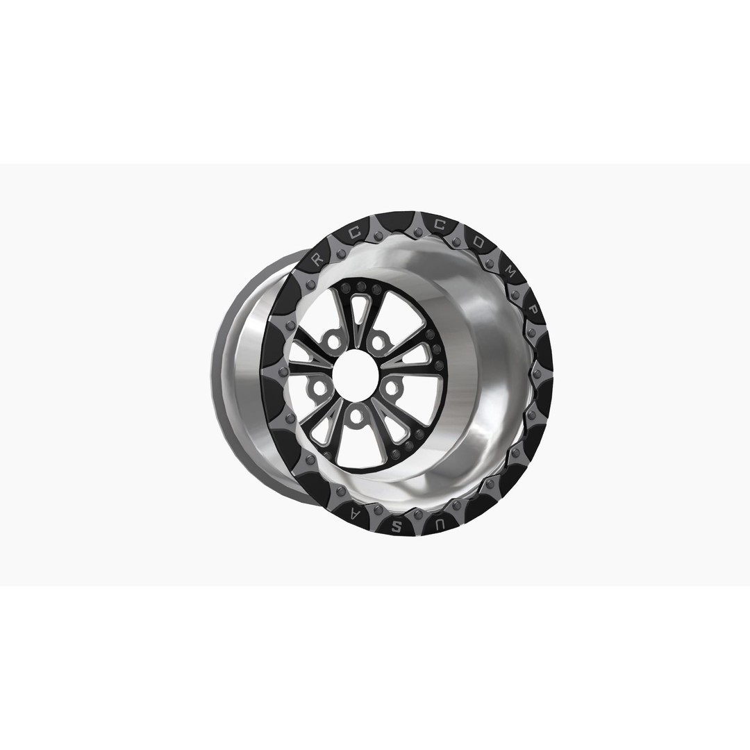 RC Components Torx Rear Wheel 3D Model – Low Poly Game Ready Asset, FBX - View 7
