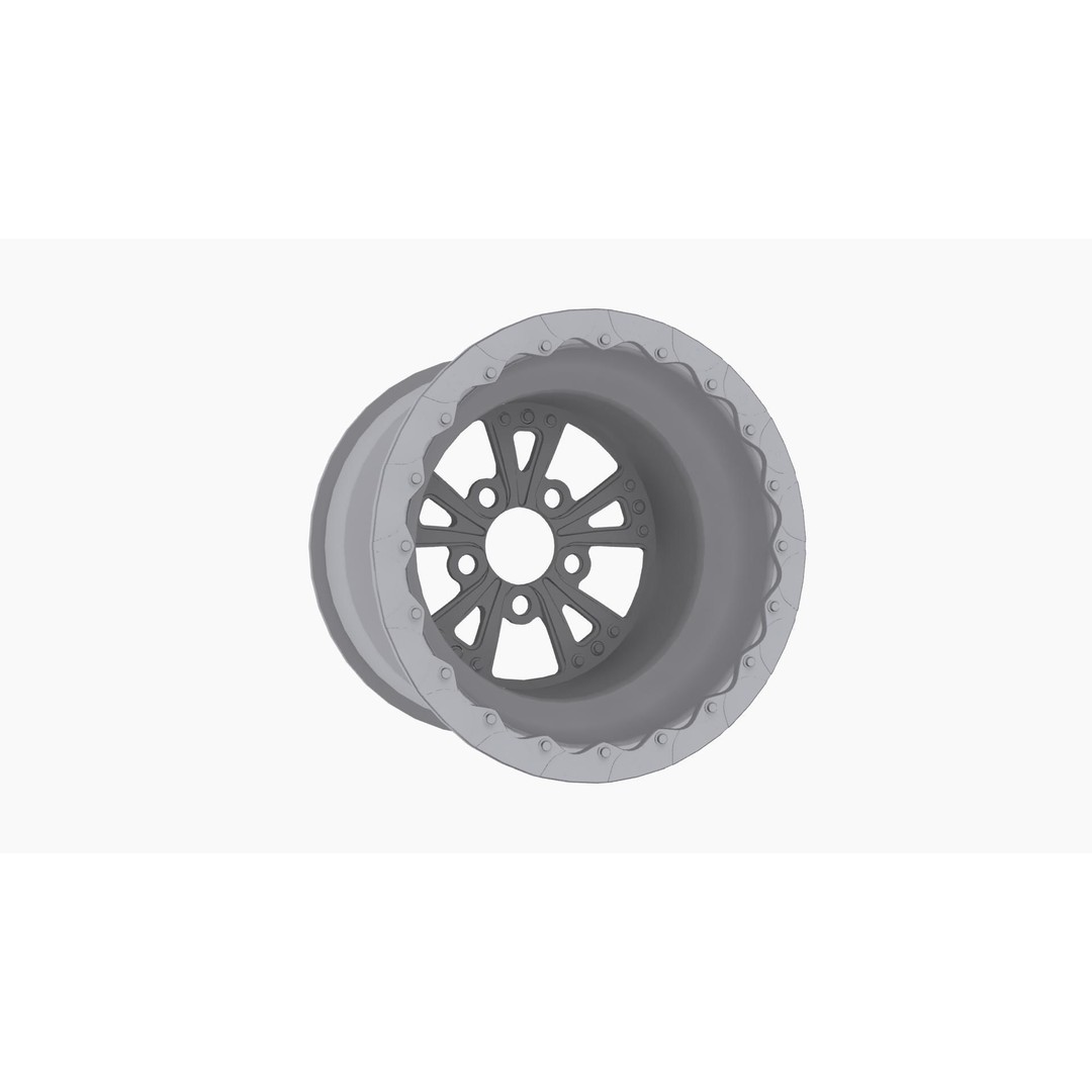 RC Components Torx Rear Wheel 3D Model – Low Poly Game Ready Asset, FBX - View 8