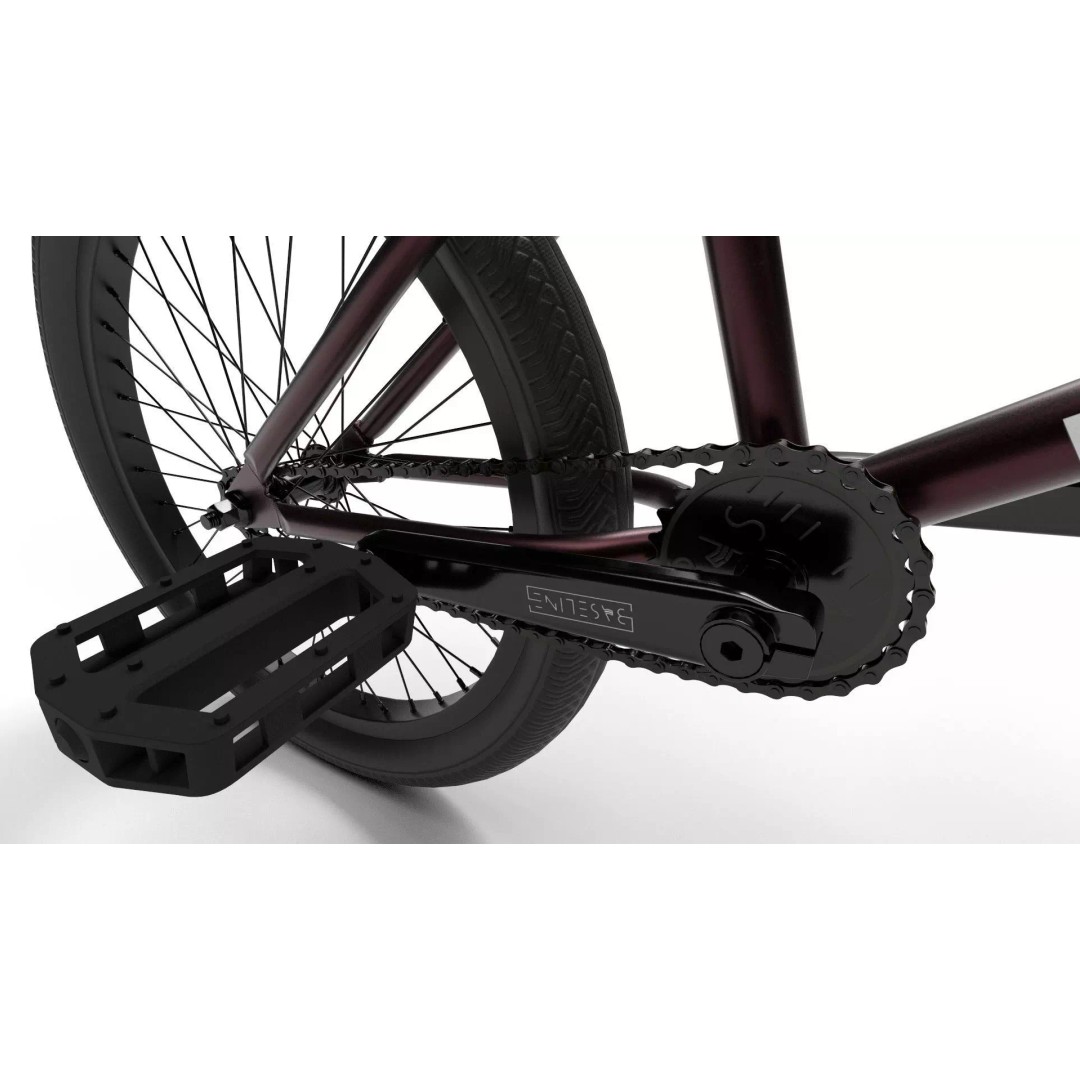 Haro Hoover BMX 3D Model – Optimized Merlot Bicycle, PBR Textures - View 15