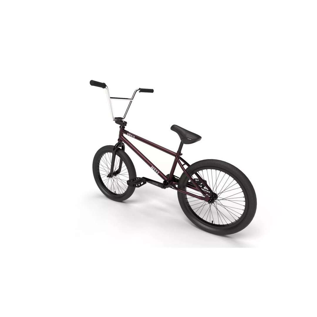 Haro Hoover BMX 3D Model – Optimized Merlot Bicycle, PBR Textures - View 4