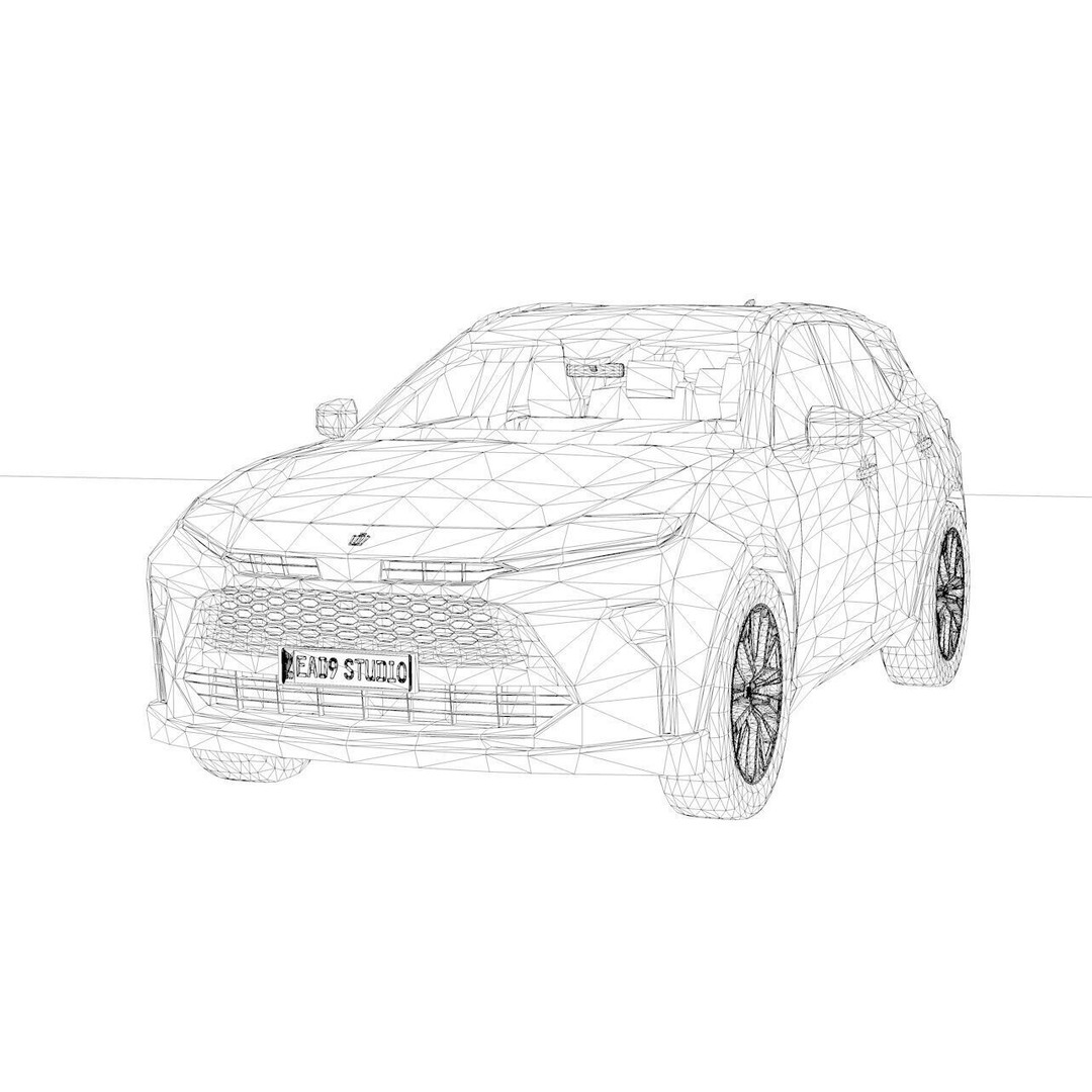2026 Toyota Crown Estate 3D Model – High Poly Game Asset, FBX, OBJ - View 13