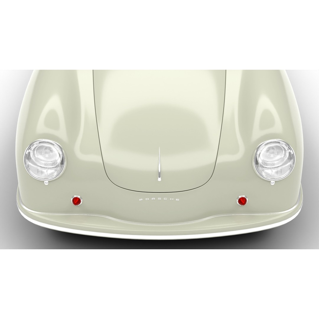 Porsche 356 1300 1952 3D Model – Classic Sports Car, Rigged, PBR - View 19