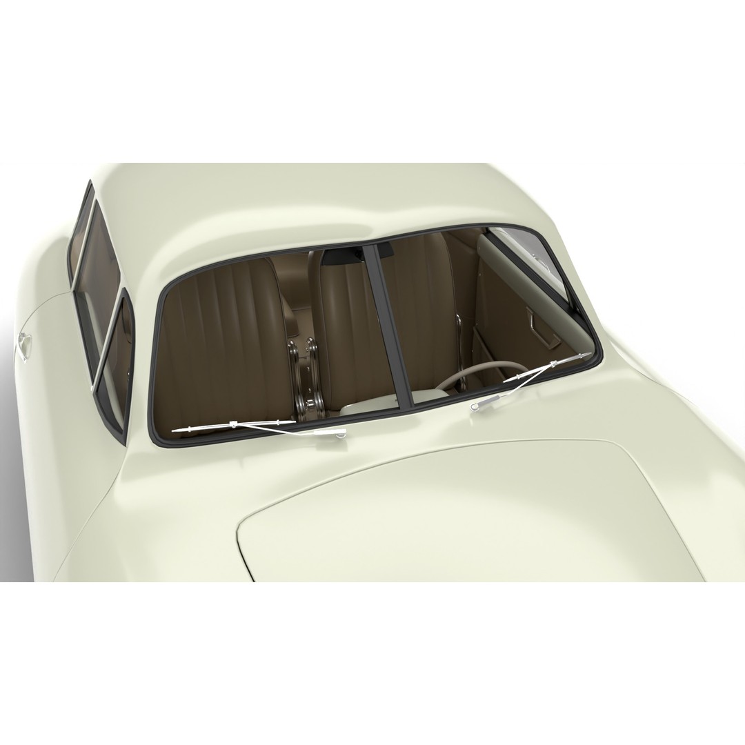 Porsche 356 1300 1952 3D Model – Classic Sports Car, Rigged, PBR - View 7