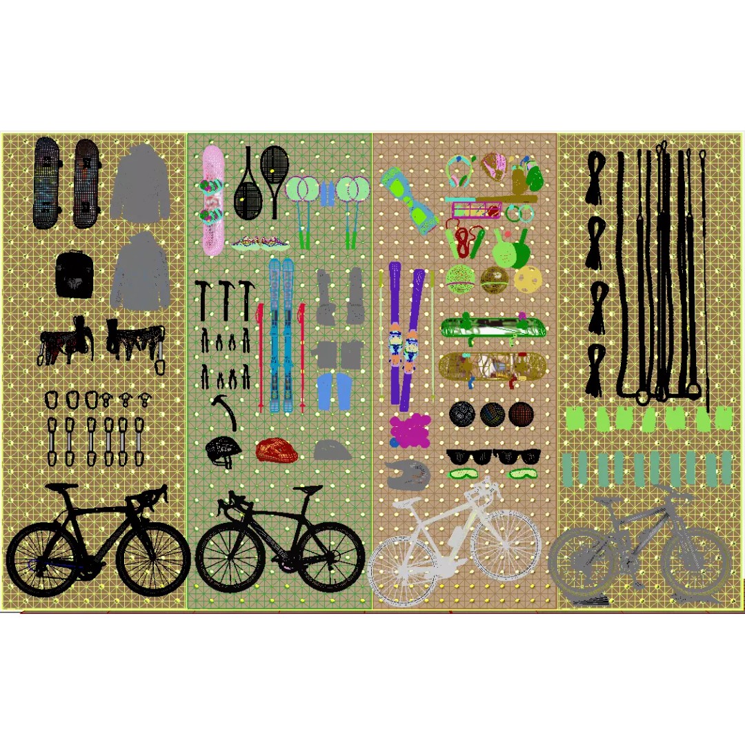 Sports Equipment 3D Model – Detailed Game-Ready Asset, FBX - View 13