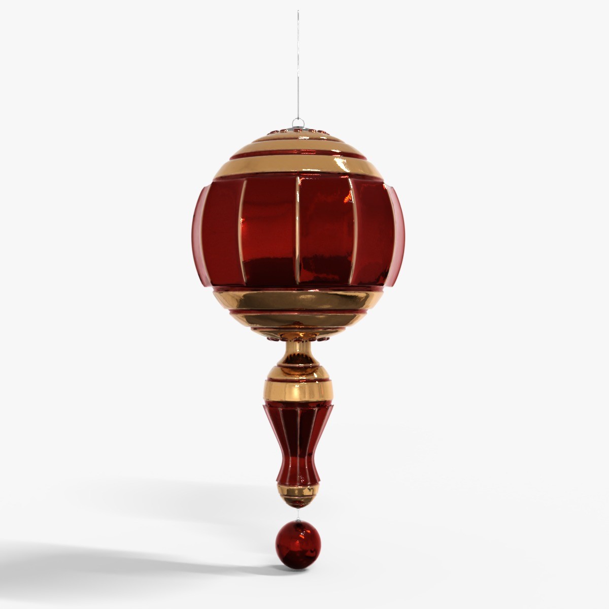 Christmas Joy Ornaments - Low-Poly Game-Ready 3D Model - View 15