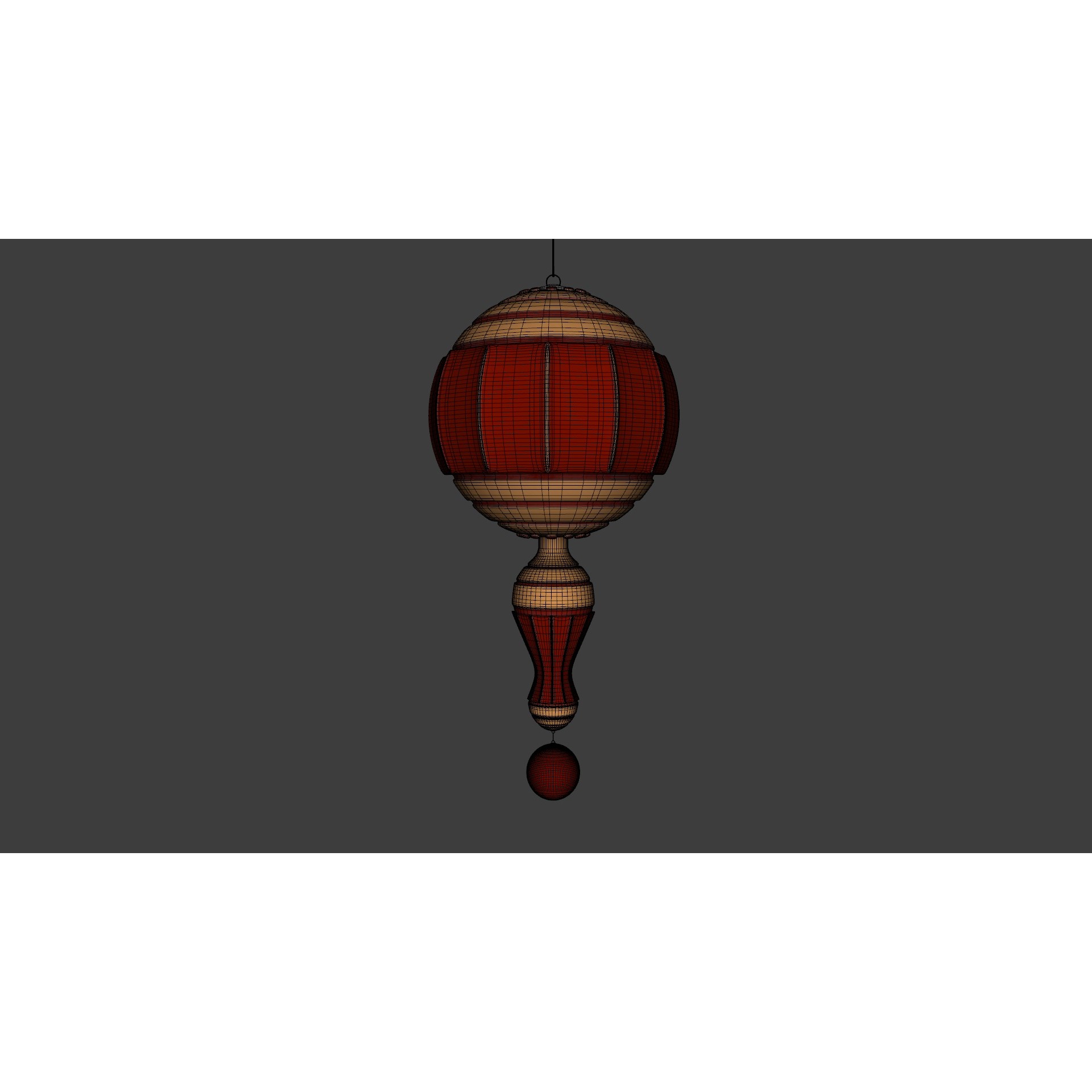 Christmas Joy Ornaments - Low-Poly Game-Ready 3D Model - View 18