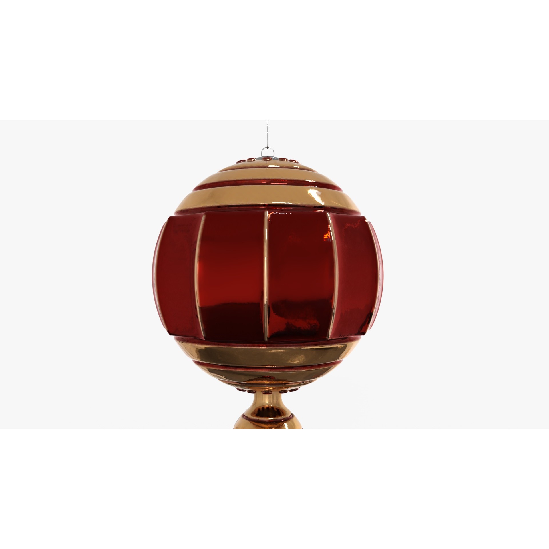Christmas Joy Ornaments - Low-Poly Game-Ready 3D Model - View 5