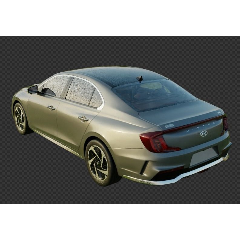 Hyundai Mistra EV 2021 3D Model – Stylish Electric Sedan, FBX, OBJ