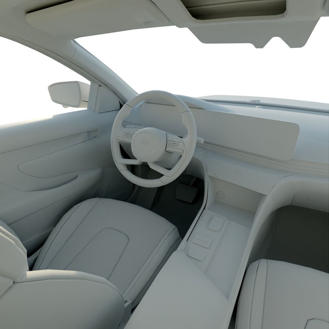 Hyundai Mistra EV 2021 3D Model – Stylish Electric Sedan, FBX, OBJ - View 12