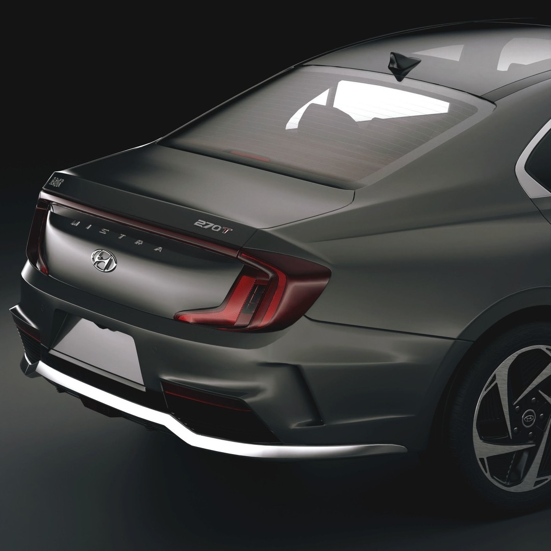 Hyundai Mistra EV 2021 3D Model – Stylish Electric Sedan, FBX, OBJ - View 5
