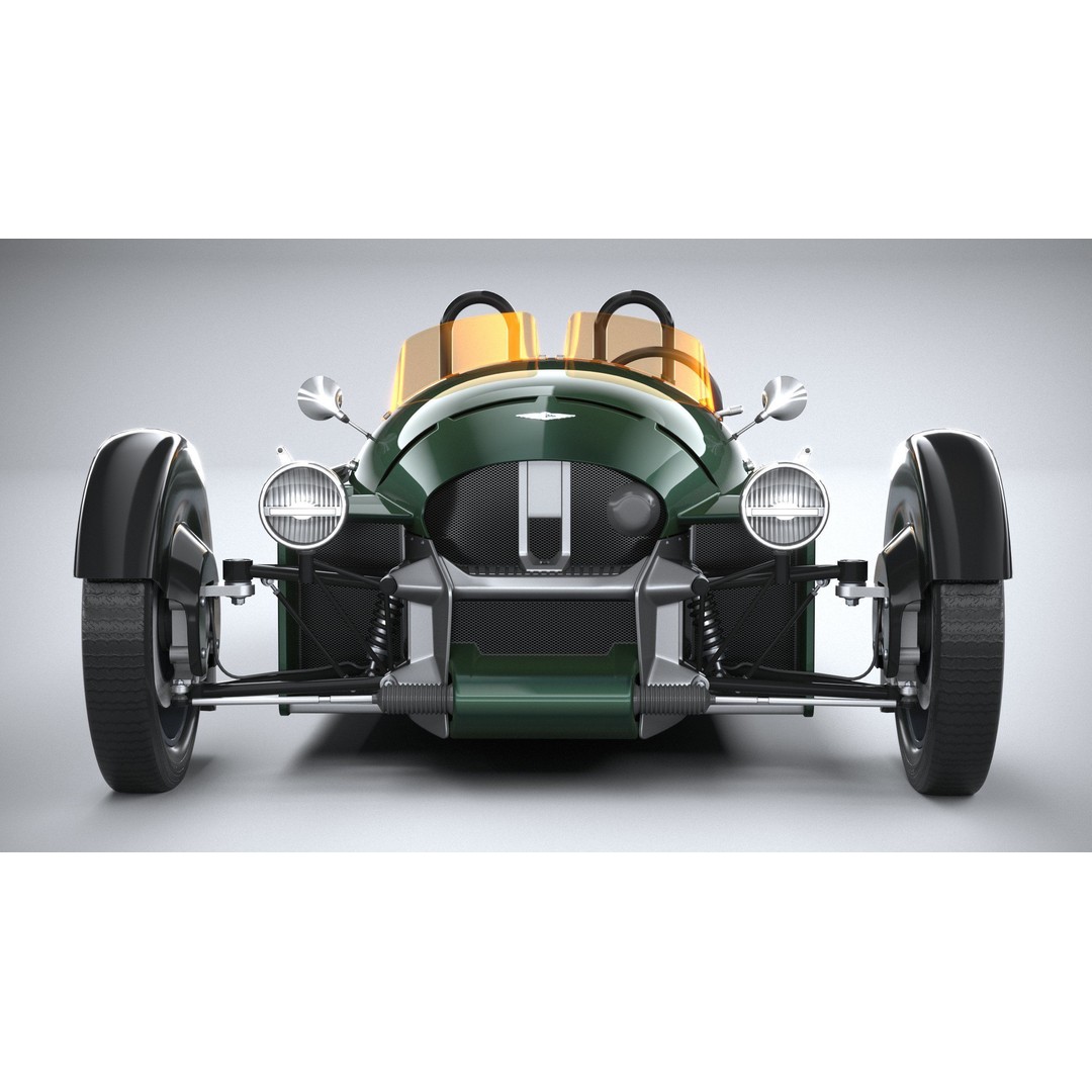 Morgan Super3 3D Model – High Poly Sport Car with Textures and Formats - View 15